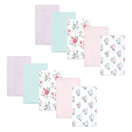 Hudson Baby Unisex Baby Cotton Flannel Burp Cloths