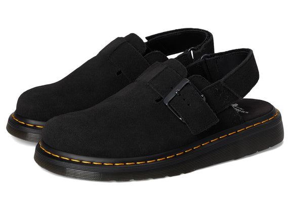 Dr. Martens Women's Jorge Ii Mule, Black Eh Suede,