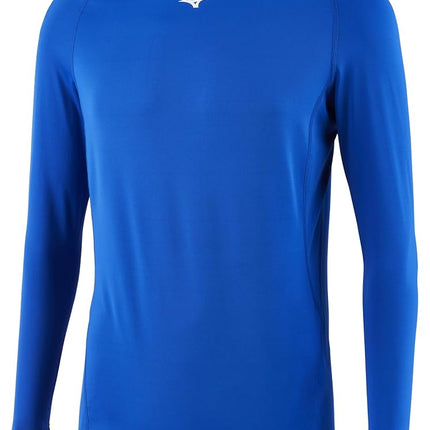 Mizuno Boys' Long Sleeve Compression YTH Shirt, Royal, L