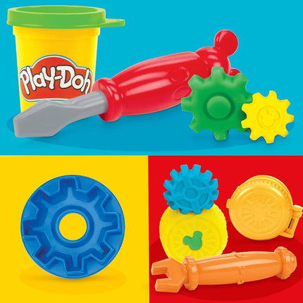 Play-Doh Disney Junior On-the-Go Garage Mickey Mouse Playset, Arts & Crafts Preschool Toys for Children Aged 2+