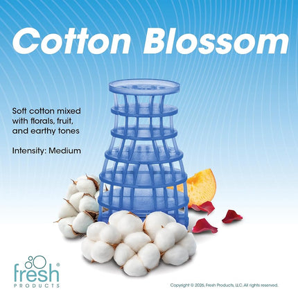 Fresh Products EA-F-006I036M-06 Eco Air Freshener, Cotton Blossom, 6 Piece