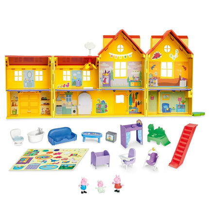Peppa Pig Peppa's Big Family House Playset with 3 