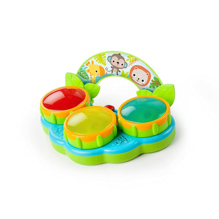 Bright Starts Safari Beats Musical Drum Toy with L