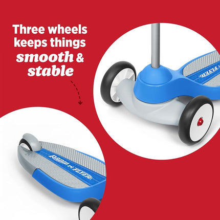 Radio Flyer My 1st Scooter, for Kids 2-5 Years Old, Blue