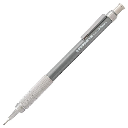 Pentel GraphGear 500 Mechanical Drafting Pencil, (0.9mm), Bold Line, Gray Barrel, Pack of 4 (PG529BP4N)