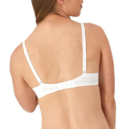 Maidenform Women's One Fab Fit Modern Demi Underwire T-Shirt Bra, White, 42D