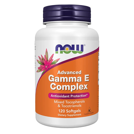 Gamma E Complex mixed Tocopherols, 120 Softgels, F