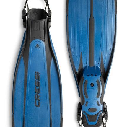 Cressi Prolight Fins - Black/Blue, Medium/Large,BG