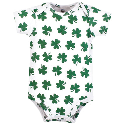 Lot de Bodies Bébé Unisexe en Coton Hudson Baby, Vert, Prématuré