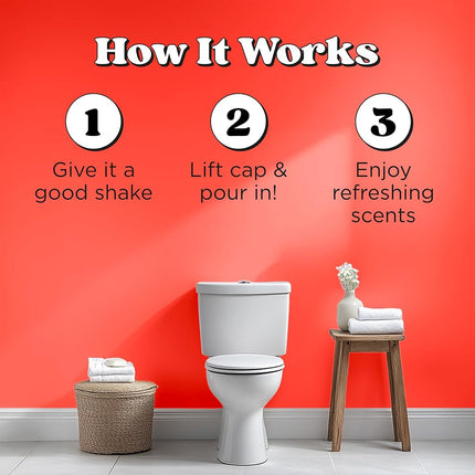 Recharge de vaporisateur de toilettes avant utilisation Poo-Pourri, Hibiscus Tropical, 473 ml, Jusqu'à 800 utilisations, Désodorisant de salle de bain avec huiles essentielles pour la maison ou le travail, Parfum Hibiscus, Abricot et Agrumes