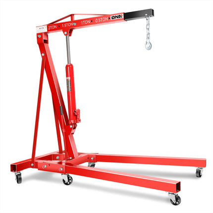 DNA MOTORING 2 Ton Foldable Hydraulic Engine Hoist