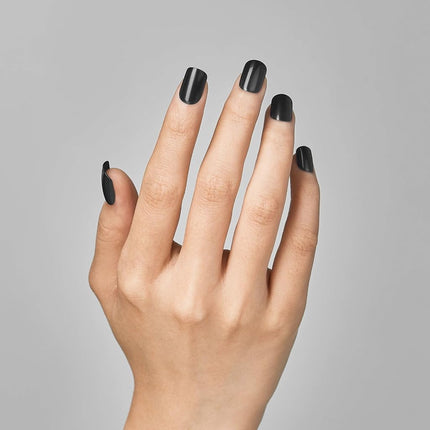 KISS imPRESS Color Gel Nail Kit, All Black, with PureFit Technology, Polish-Free Colour Mani, Includes Prep Pad, Mini File, Cuticle Stick, and 30 Fake Nails