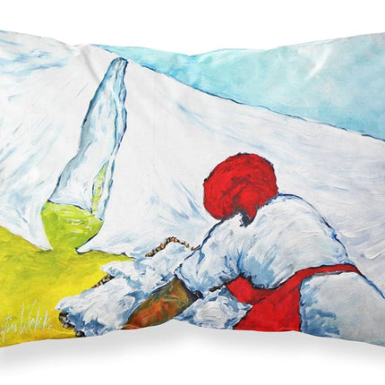 Caroline's Treasures MW1090PILLOWCASE Must Be Monday Moisture Wicking Fabric Standard Pillowcase, Large, Multicolor