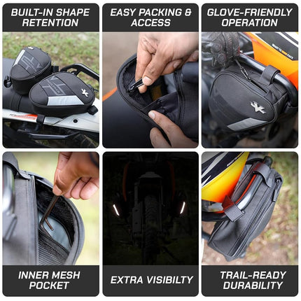 ViaTerra KTM ADV/Enduro 250/390 Motorcycle Trail Pack Set of 2 (2025 Model)
