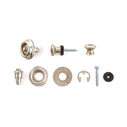 Jim Dunlop SLS1035VN Straplock Set - Dual Design - Vintage Nickel