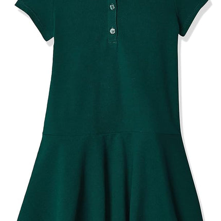 The Children's Place Girls Short Sleeve Picque Polo Dress, Spruceshad, X-Large