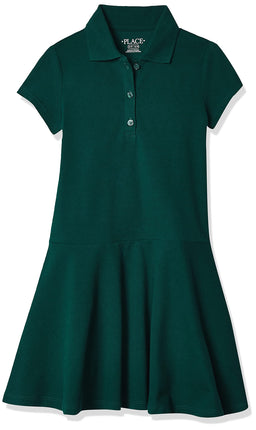 The Children's Place Girls Short Sleeve Picque Pol