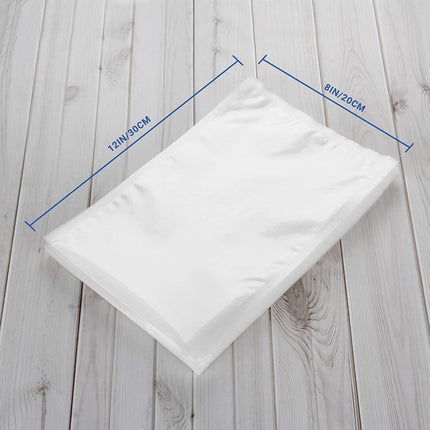 Inkbird Vacuum Sealer Bags for Food Saver, 50 Count 8x12 Inch, Seal a Meal, Precut Vacuum Bags for Sous Vide Cooking with Commercial Grade, BPA Free, Heavy Duty, Reuseable