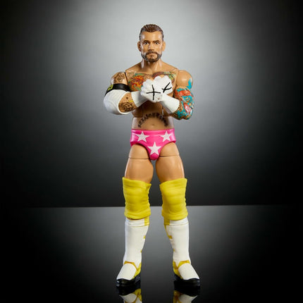 Mattel WWE Elite Action Figure & Accessories, Series #113 6-inch Collectible 6-inch Collectible CM Punk with 25 Articulation Points & Swappable Hands, JCH87