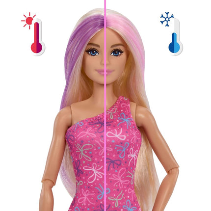 Barbie Rise & Surprise Doll & Accessories, Pet Birthday Series with 12 Surprises Including Slide & Color-Change Activity (Styles May Vary), JKF66