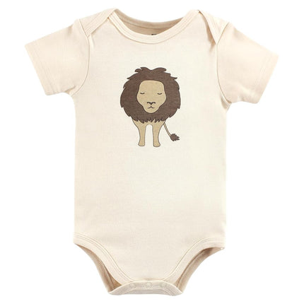Bodysuits de algodón unisex para bebé Hudson Baby, león de safari, 6-9 meses, león de safari, 6-9 meses