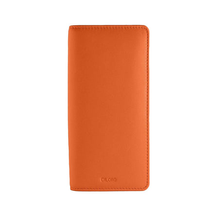 DiLoro Leather Zippered Triple or Quad Pen Case Pe