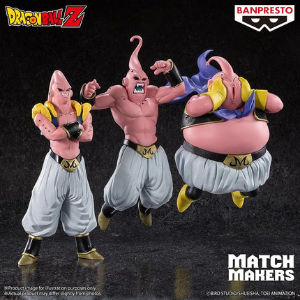 BANPRESTO Majin Buu (Vs Goku Super Saiyan 3) Dragon Ball Z Match Makers 14 cm Multicolour BP29079P Figure Ideal for Anime Fans