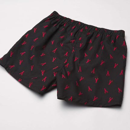 Nautica Men's Cotton Woven 3 Pack Boxer Shorts, Nautica Red/Peacoat/Lobster-black, M UK