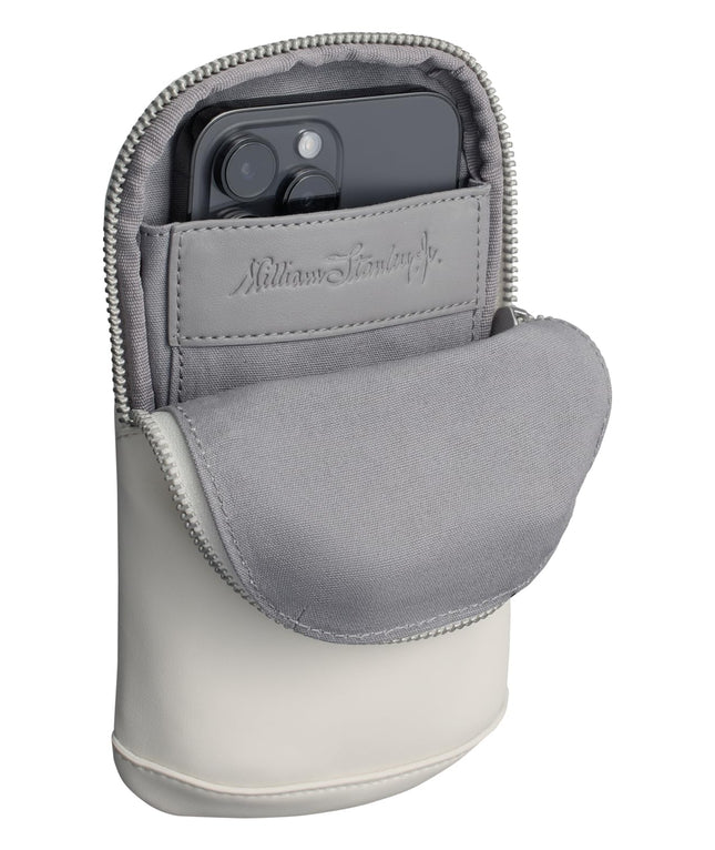 STANLEY Étui accessoires de bouteille Cross Max | Étui pour téléphone, portefeuille, clés pour bouteille d'eau | Pochette accessoire en similicuir pour sangle de transport | Accessoires pour gobelet | Sans BPA | Crème