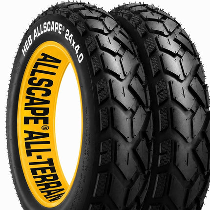 HEB ALLSCAPE 24x4 Ebike Tires, 24 Inch Bike Tires,