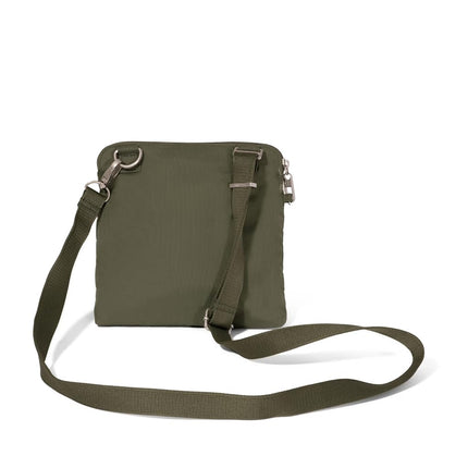 Baggallini Securtex Anti-Theft Crossbody, Thyme, One Size