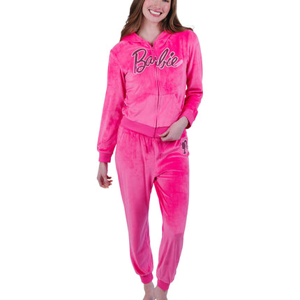 Barbie Velour Matching Family Zip Up Hoodie Pants 