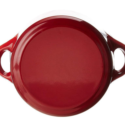 Mini cocotte en fonte émaillée Le Creuset avec couvercle, 0,3 L, Cerise