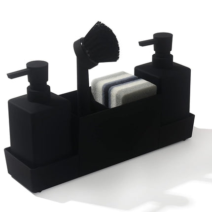 YAUKPH Kitchen Soap Dispenser with Sponge Holder S