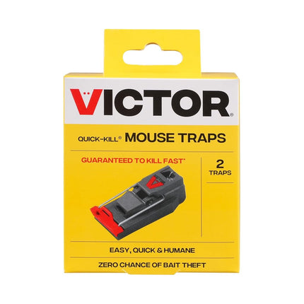 Victor M123SSR Quick-Kill Easy Set Mouse Trap - 6 Reusable Mouse Traps