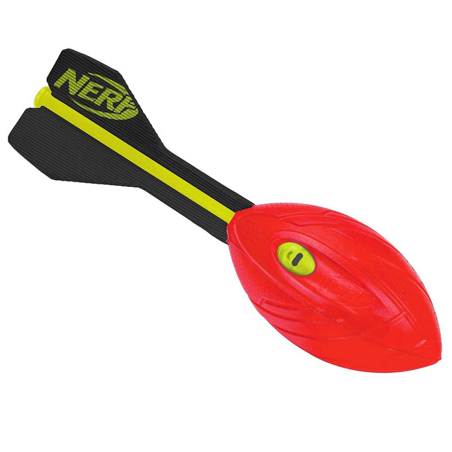 NERF Vortex Aero Howler Foam Ball – Classic Long-Distance Football - Flight-Optimizing Tail -- Hand Grip – Indoor and Outdoor Fun - Random color Red or Blue