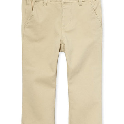 The Children's Place Pantalon coupe bottillon uniforme pour filles, couleur sable, taille 4T US
