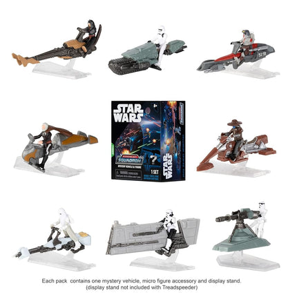 STAR WARS Micro Galaxy Squadron First Order TIE Fighter Mystery Bundle - 3-Inch Light Armor Class and Scout Class Vehicles with Accessories