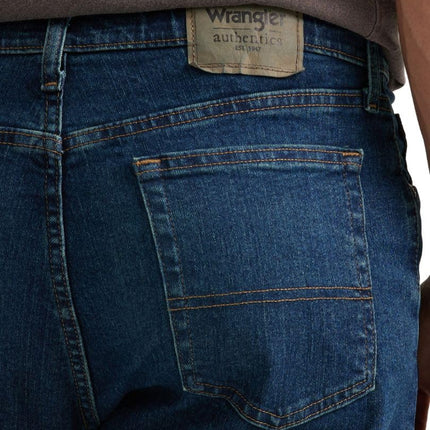 Wrangler Authentics Men's Classic Carpenter Jean, Antique Stone, 32W / 30L