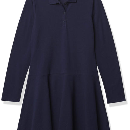 The Children's Place Girls' Long Sleeve Polo Dress