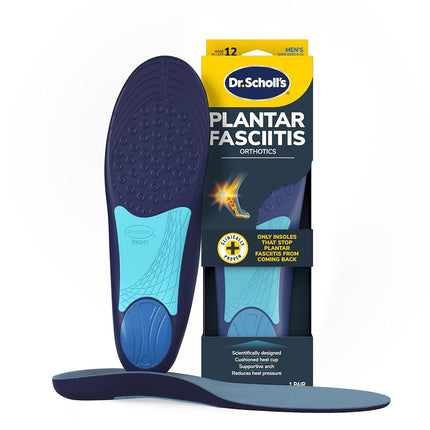 Dr. Scholl’s Pain Relief Orthotics for Plantar Fasciitis for Men, 1 Pair, Size 8-13