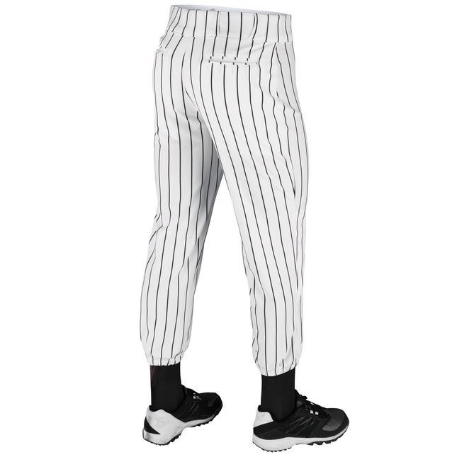 Pantalones de béisbol de poliéster a rayas finas Triple Crown para niños CHAMPRO