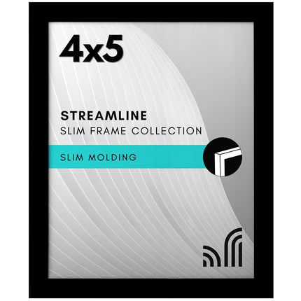 Americanflat 4x5 Picture Frame with Shatter-Resist