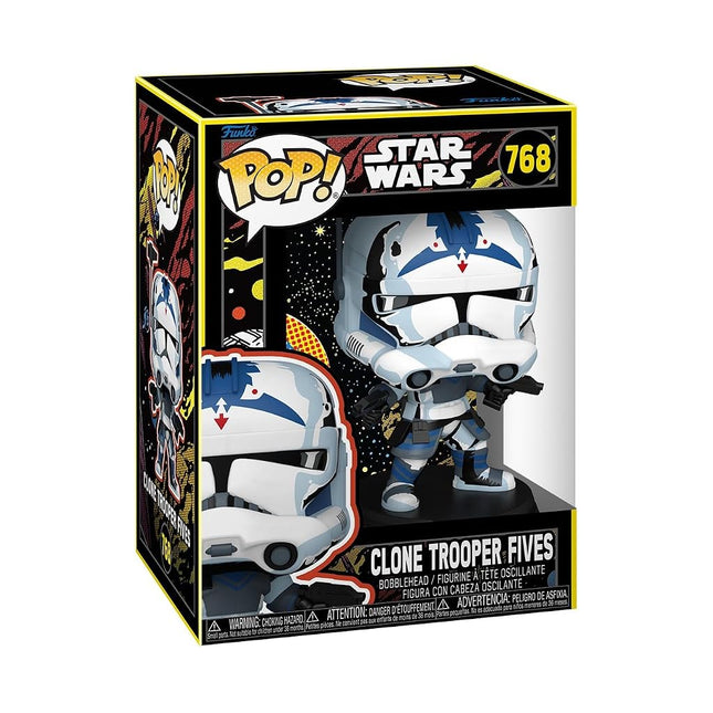 Funko POP! Star Wars: Clone Wars - Fives - (Retro) - Collectable Vinyl Figure - Gift Idea - Official Merchandise - Toys for Kids & Adults - TV Fans - Model Figure for Collectors and Display