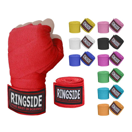 Ringside Mexican Style Boxing Hand Wraps (Pair), Red