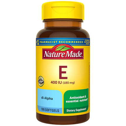 Nature Made Vitamin E 180 mg (400 IU) dl-Alpha Sof