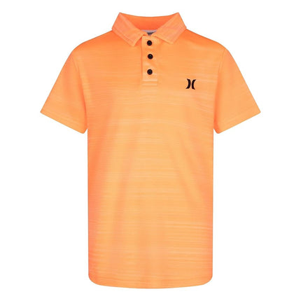 Polo de alto rendimiento Hurley para niños, jaspeado mango brillante, 4T