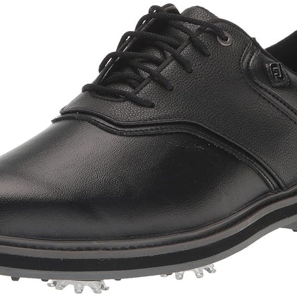 Footjoy Men's Fj Originals Golf Shoe, Black/Black,