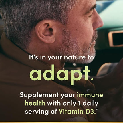 Nature's Bounty Vitamin D3 2000 IU Softgels 150 ea (Pack of 4)