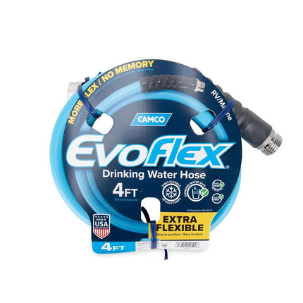 Camco EvoFlex 4-Ft Water Hose - RV Drinking Water 